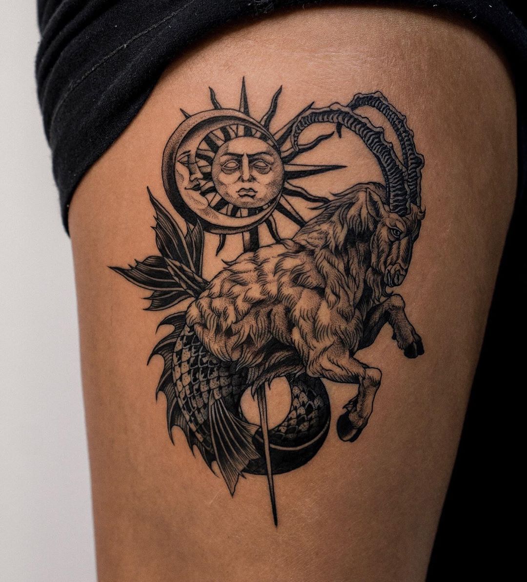 Capricorn Tattoos: Stylish Ink for the Zodiac’s Driven, Down-to-Earth Dreamers